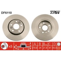 Disc frana TRW MOTO