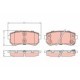 Set placute frana spate TRW MOTO pentru HYUNDAI ACCENT III, I20 I, I30, IX35, KONA, SONATA V, SONATA VI, KIA CEE&apos;D, CERATO II, PICANTO II, PRO CEE&apos;D, RIO II, SOUL II 1.0-Electric