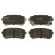 Set placute frana spate TRW MOTO pentru HYUNDAI ACCENT III, I20 I, I30, IX35, KONA, SONATA V, SONATA VI, KIA CEE&apos;D, CERATO II, PICANTO II, PRO CEE&apos;D, RIO II, SOUL II 1.0-Electric