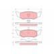 Set placute frana spate TRW MOTO pentru CHRYSLER 300M, DODGE CARAVAN, NEON, SARATOGA, dimensiuni 39.9mm x 133.6mm x 17.0mm