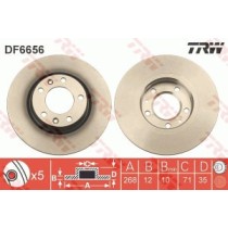 Disc frana TRW MOTO