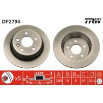 Disc frana TRW MOTO