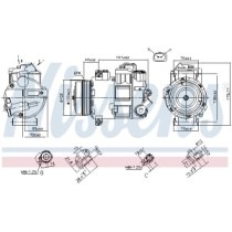 Compresor, climatizare NISSENS