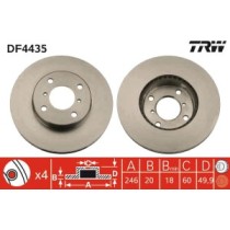 Disc frana TRW MOTO