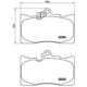 Set placute frana fata BREMBO pentru LEXUS GS, IS III, RC; TOYOTA MARK X II 2.0-4.6, inaltime 78.0 mm, latime 119.0 mm, grosime 18.0 mm