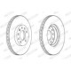 Disc frana FERODO set 2 buc. fata dreapta/stanga pentru CADILLAC BLS, FIAT CROMA, LADA NOVA, OPEL SIGNUM, SAAB 9-3 285 mm