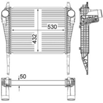 Intercooler, compresor MAHLE