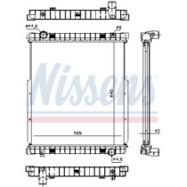 Radiator, racire motor NISSENS