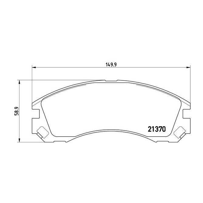 Set placute frana,frana disc BREMBO