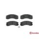 Set placute frana fata BREMBO pentru CITROEN C-CROSSER, MITSUBISHI L200, LANCER IV, OUTLANDER I, dimensiuni 59.0 mm x 150.0 mm x 16.0 mm