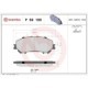 Set placute frana fata BREMBO NISSAN QASHQAI II RENAULT KADJAR 1.2-2.0 11.13 dimensiuni 60 mm x 142 mm x 18 mm