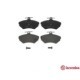 Set placute frana fata BREMBO pentru AUDI 100 C3, SEAT AROSA, CORDOBA, IBIZA II, VW CADDY II, dimensiuni 70mm x 119mm x 16mm