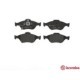 Set placute frana fata BREMBO DAIHATSU CHARADE VIII TOYOTA YARIS 1.0-1.5H 08.05 58.0mm x 150.0mm x 18.0mm