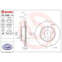 Disc frana BREMBO