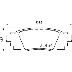 Set placute frana,frana disc BREMBO