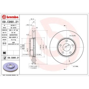 Disc frana BREMBO