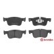 Set placute frana fata BREMBO pentru CITROEN BERLINGO, C4 GRAND PICASSO II, FIAT DOBLO, dimensiuni 62.0 mm x 155.0 mm x 17.0 mm