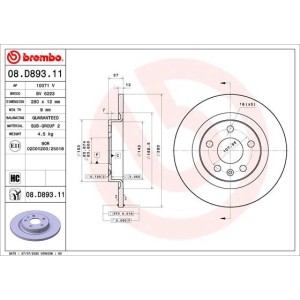 Disc frana BREMBO