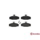 Set placute frana fata BREMBO pentru SKODA FAVORIT, FAVORIT FORMAN, FELICIA CUBE, FELICIA I, FELICIA II, VW CADDY II 1.3/1.6/1.9D