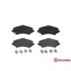 Set placute frana fata BREMBO pentru CHRYSLER GRAND VOYAGER V, TOWN & COUNTRY, DODGE GRAND, FIAT FREEMONT, JEEP CHEROKEE 63mm x 147mm x 19mm