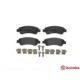 Set placute frana Spate BREMBO pentru CITROEN JUMPER II, FIAT DUCATO, OPEL MOVANO C, PEUGEOT BOXER 2.0D-3.0D 04.06, 49mm x 137mm x 19mm