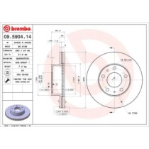 Disc frana BREMBO