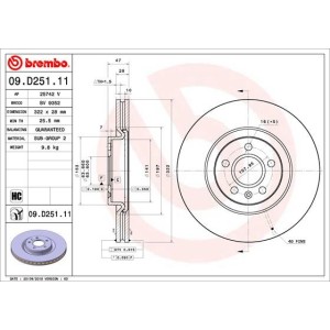 Disc frana BREMBO