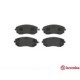 Set placute frana fata BREMBO pentru SUBARU BRZ, FORESTER, IMPREZA, LEGACY IV, LEGACY V, OUTBACK, XV, TOYOTA GT 86 1.5-3.6