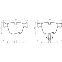 Set placute frana,frana disc BREMBO