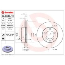 Disc frana BREMBO