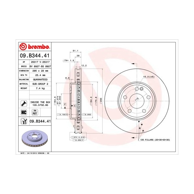 Disc frana BREMBO