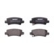 Set placute frana Spate FERODO pentru TOYOTA COROLLA 1.4-2.0D 09.00-03.08, Inaltime 37.9mm, Latime 96.0mm, Grosime 16.2mm