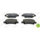 Set placute frana Spate FERODO pentru TOYOTA COROLLA 1.4-2.0D 09.00-03.08, Inaltime 37.9mm, Latime 96.0mm, Grosime 16.2mm