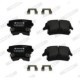 Set placute frana Spate FERODO pentru CHRYSLER 300C, DODGE CHALLENGER, CHARGER, LANCIA THEMA 57.4mm x 101.3mm x 18.0mm