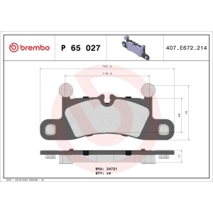 Set placute frana,frana disc BREMBO