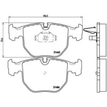 Set placute frana,frana disc BREMBO