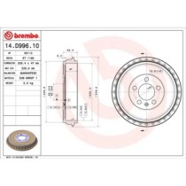 Tambur frana BREMBO