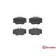 Set placute frana fata BREMBO pentru MERCEDES 124 (C124), 124 T-MODEL (S124), 124 (W124), 190 (W201), E (A124), E (C124), E T-MODEL (S124), E (W124) 2.0-3.0D 04.84-03.98