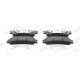 Set placute frana fata FERODO pentru MAZDA 6 1.8-2.3 01.02-02.08, inaltime 59.5 mm, latime 132.0 mm, grosime 19.0 mm