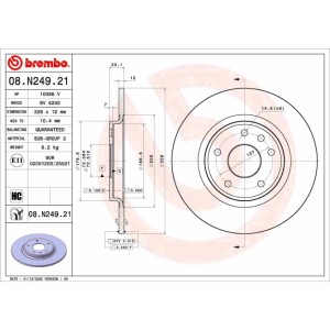 Disc frana BREMBO