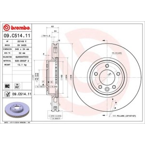 Disc frana BREMBO