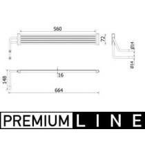 Radiator racire ulei, sistem directie MAHLE