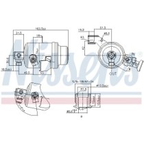 Uscator,aer conditionat NISSENS