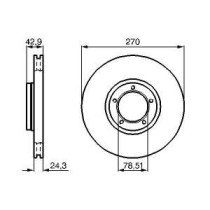 Disc frana BOSCH