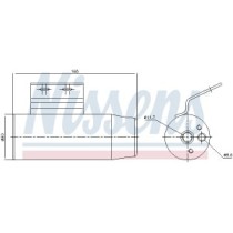 Uscator,aer conditionat NISSENS