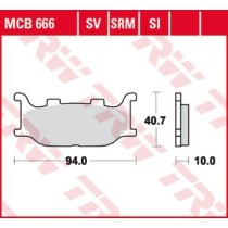 Set placute frana,frana disc TRW MOTO