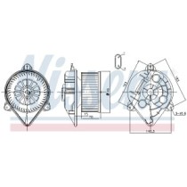 Ventilator, habitaclu NISSENS