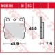 Set Placute Frana Disc TRW Sinterizate Offroad Metalic Fata/Spate Inaltime 45.0mm Lungime 45.9mm Grosime 6.5mm