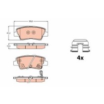 Set placute frana,frana disc TRW AUTOMOTIVE