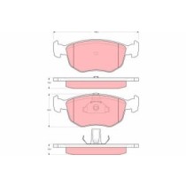 Set placute frana,frana disc TRW AUTOMOTIVE